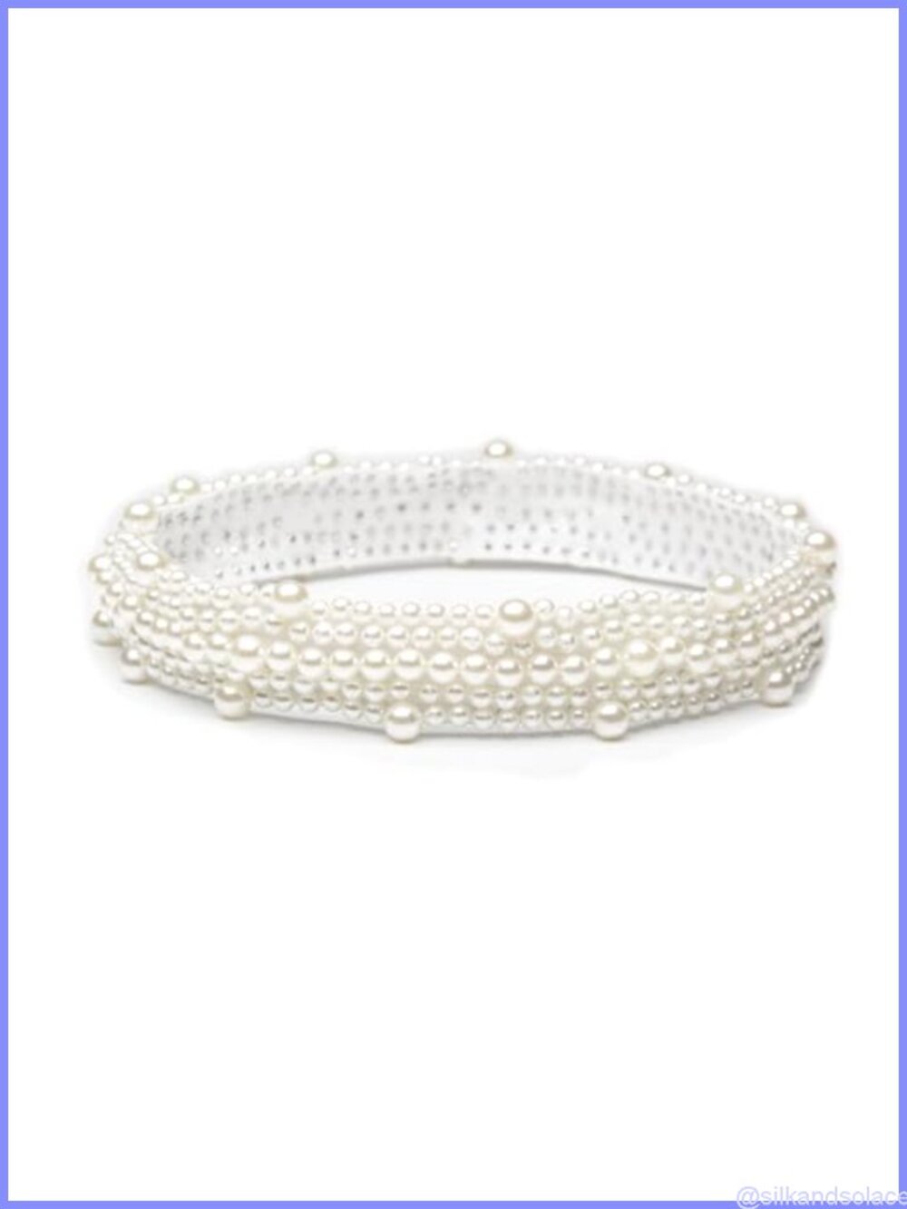 Elastic Pearl Hat Band for Fedora Panama Cowboy Hat – Faux Pearl Hat Accessory